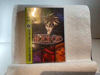SHONEN JUMP BLACK CAT:  S.A.V.E. 4-DVD Set  Supernatural Anime Funimation