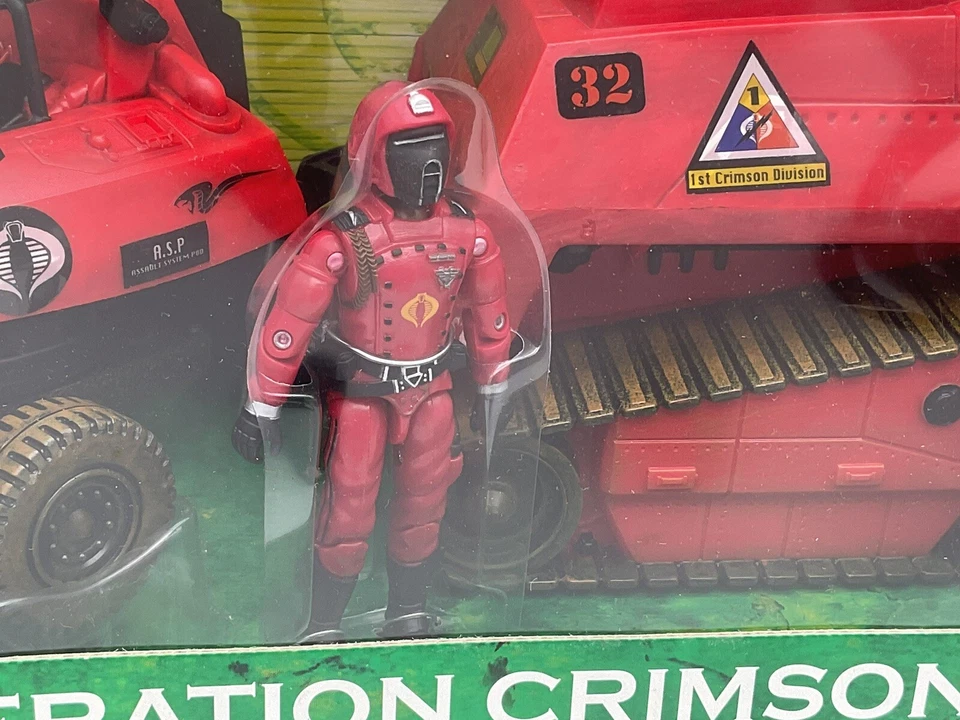 G.I. 2004 Joe Operation Crimson Sabotage K.B. Exclusivo Valor Vs Venom sellado Foto 4 de 4