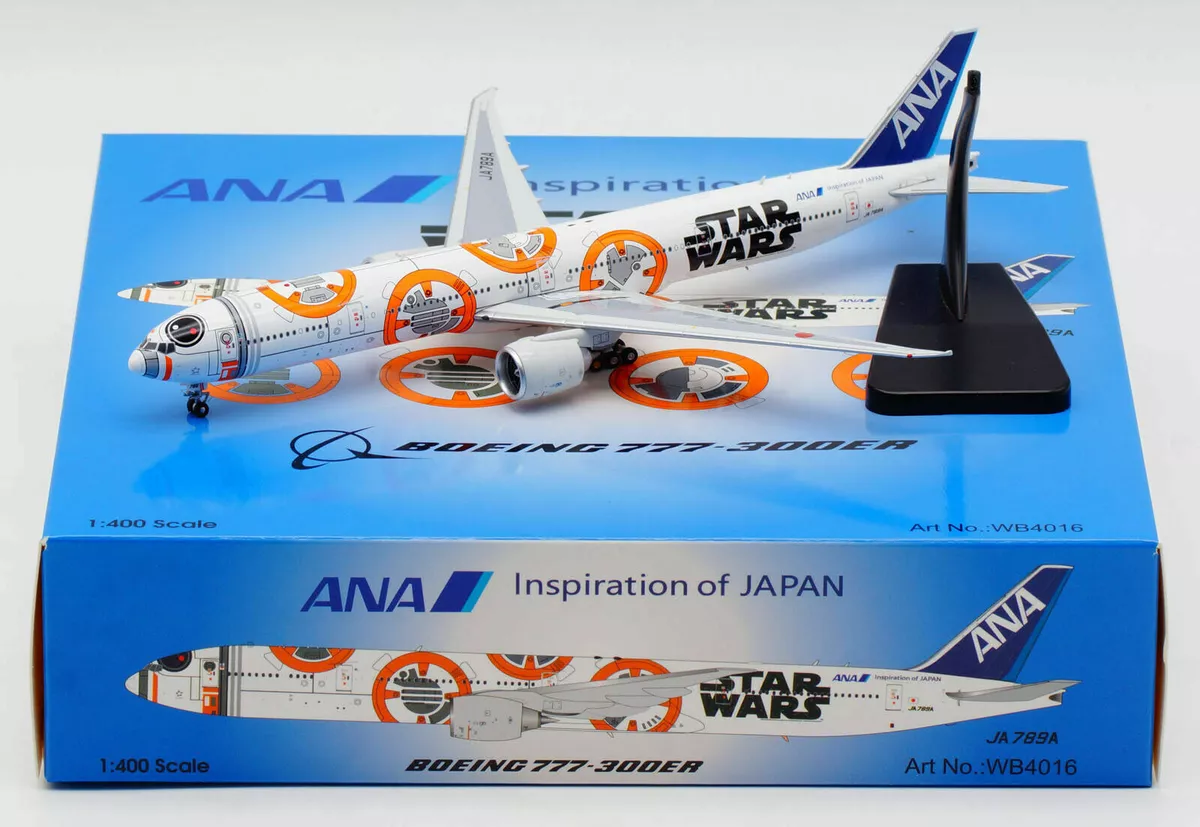 1:400 Aviation400 ANA B777-300ER JA789A “STAR WARS”Free Tractor+Stand
