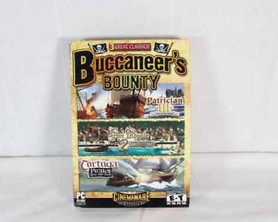 Buccaneer's Bounty 3 Great Classic Games Rated Everyone Teen PC CD-Rom NEW