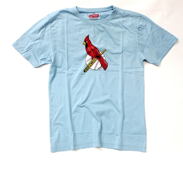 red jacket cardinals shirt