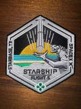 Starship FLIGHT 5 SpaceX Employee Mission Patch - NEW ORIGINAL