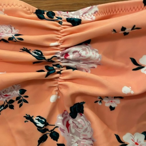Cupshe Peach Floral Bikini Swimwear Bottoms Womens Size Medium NEW - Picture 4 of 8