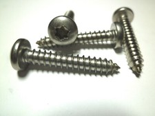 Blechschrauben  Linsenkopf DIN 7981 Edelstahl VA TX 2,2 mm - 6,3 mm