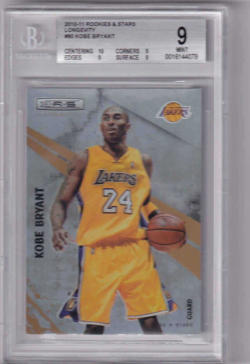 2010-11 Rookies and Stars Longevity #90 Kobe Bryant Graded BGS 9 MINT Low  POP | eBay