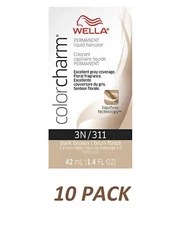 Wella Color Charm Liquid Haircolor 311 Dark Brown 1.4 oz (10 Pack)