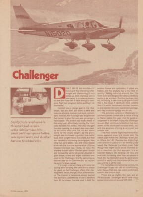 Piper Challenger Aircraft Report 6/1/2024a