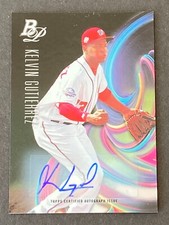 Kelvin Gutierrez 2018 Bowman Platinum Auto #TOP-35