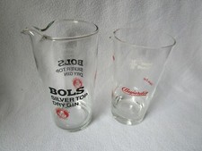 Dujardin fine und Bols Silver Top Dry Gin Glas 2 Pitcher mit Ausguss Sammlung