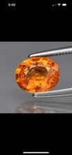 1.34ct 7x5.8mm Oval Natural Mandarin Orange Spessartite Garnet, Tanzania