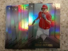 Lot(90+) 2020 Panini Chronicles Shogo Akiyama RC LOT REDS w/Titanium Certified 