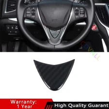 For Acura TLX 2015-2022 ABS Carbon Fiber Inner Steering Wheel Frame Cover Trim