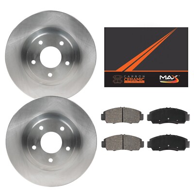 Front Brake Rotors + Ceramic Pads For Buick LeSabre Riviera Chevy Impala