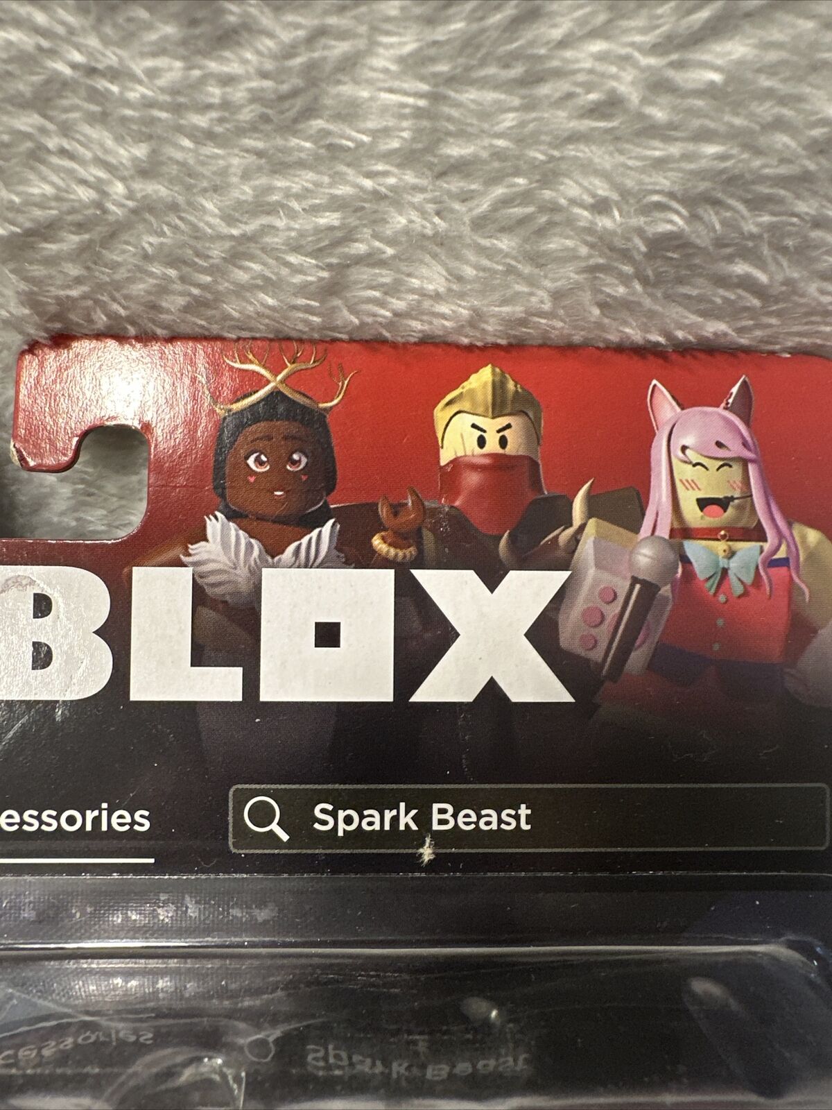 Boneco Roblox Avatar Shop - Figura Spark Beast + Cód Virtual