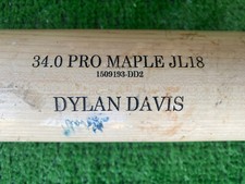 SAN FRANCISCO GIANTS DYLAN DAVIS GAME USED BASEBALL BAT