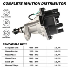 Ignition Distributor For Nissan Pathfinder Quest D22 R50 VG33E 3.0L 22100-1W601