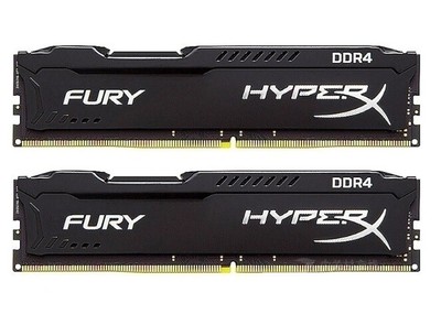 HyperX FuryRAM PC4-21300 DDR4 2666MHZ 8GB (1x8GB) HX426C16FB/8 Black