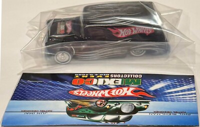 Black '55 CHEVY PANEL TRUCK Mexico 2009 Convention Code-3 Hot Wheels Car