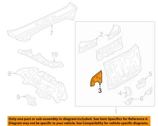 FIAT OEM 17-20 124 Spider Rear Body Floor Rear Body-Tail Lamp Pocket 68314539AA