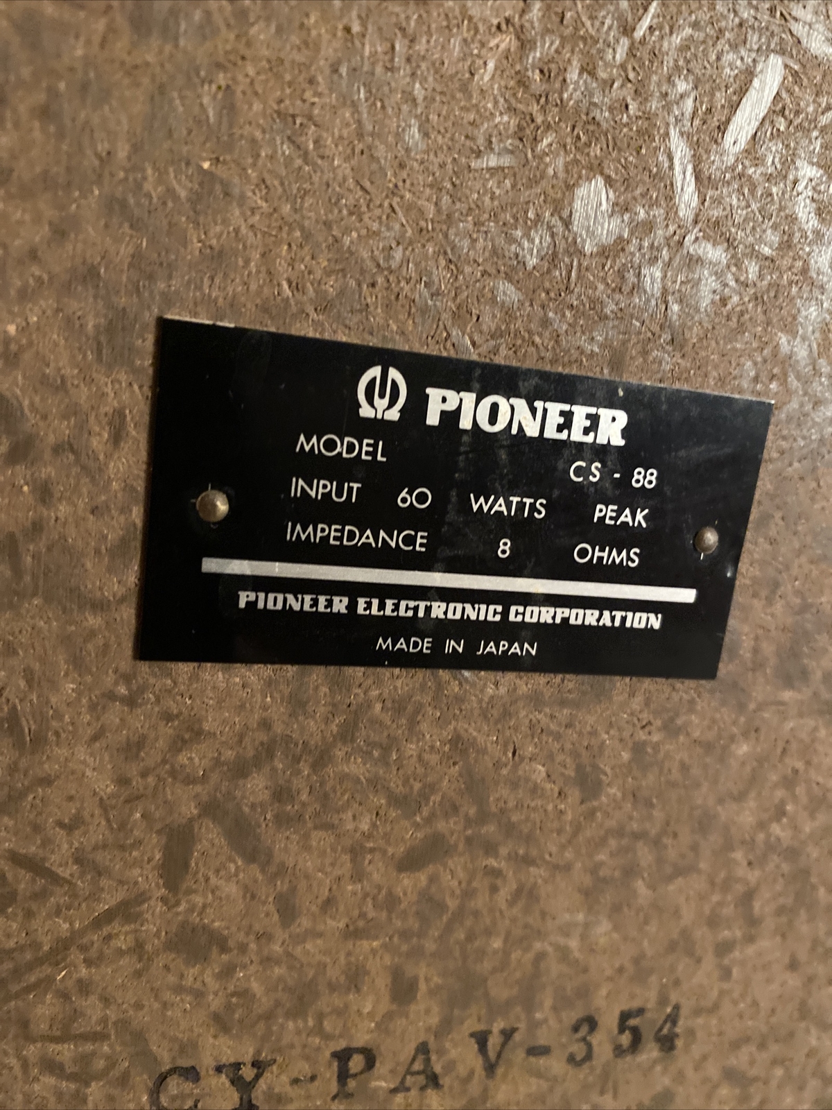 pioneer cs 88 a