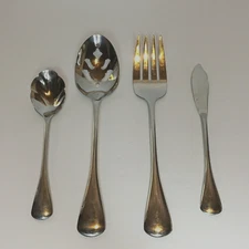 Stainless by Oneida Hostess Serving Set 4 Piece Stainless Steel Serving Pieces