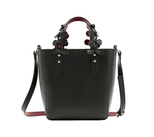 【ZARA】ロングインターウーヴントートバッグ 6047/510/709 Zara Long Interwoven Tote Bag Dark Golden Brown 6047/510/709