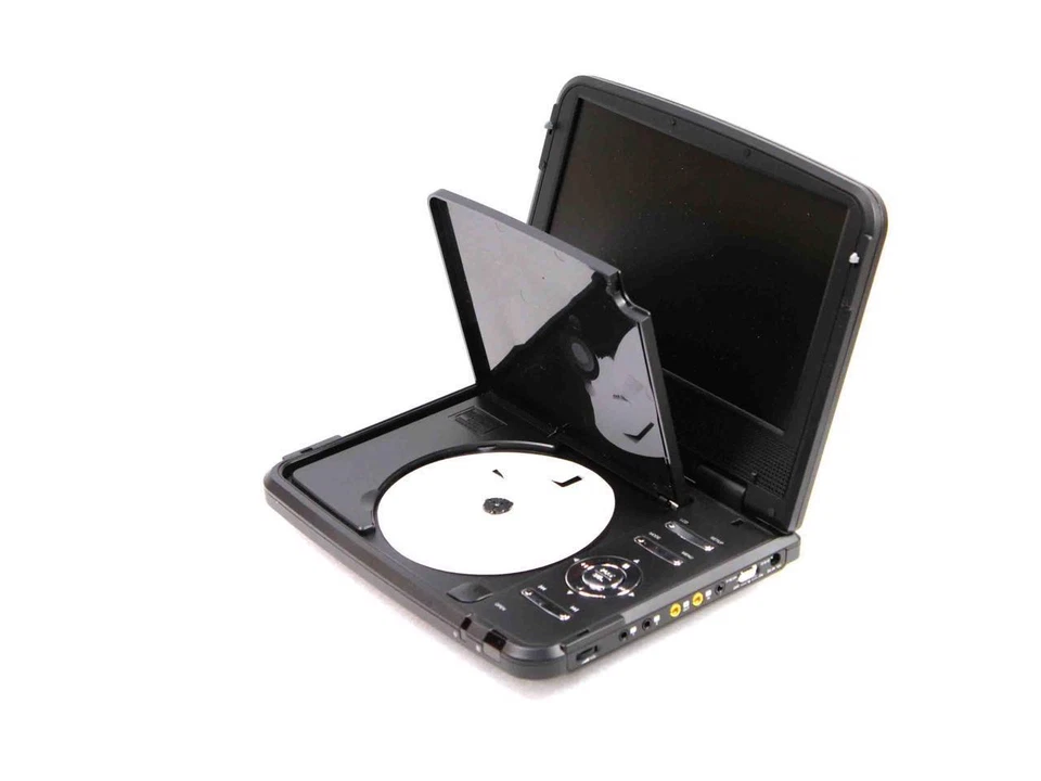 Mustek MP95A 9" Portable DVD Player W/Headphone Jacks Built-in Stereo Speaker - Image 3 of 4