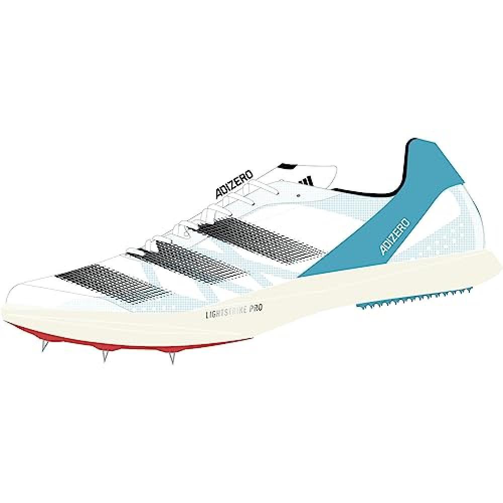 (TG. 48 EU) adidas Adizero avanti Tyo, Shoes-Low (Non Football) Uomo, Ftwr White
