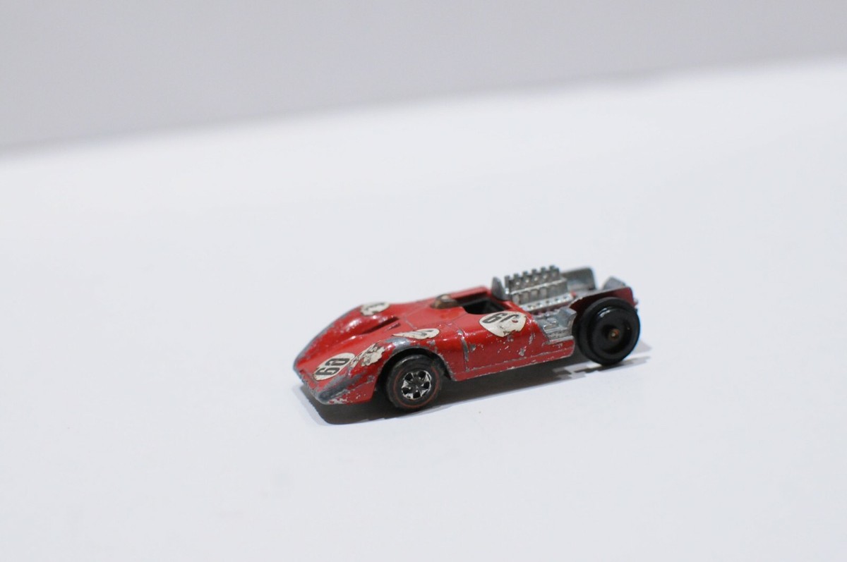 HOT WHEELS REDLINE FERRARI 312P VINTAGE WITH ORIGINAL LABEL | eBay