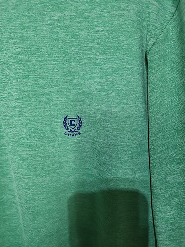 Chaps Golf Polo Men's 2XL Seafoam Green Collard Short Sleeve Shirt - Picture 2 of 6