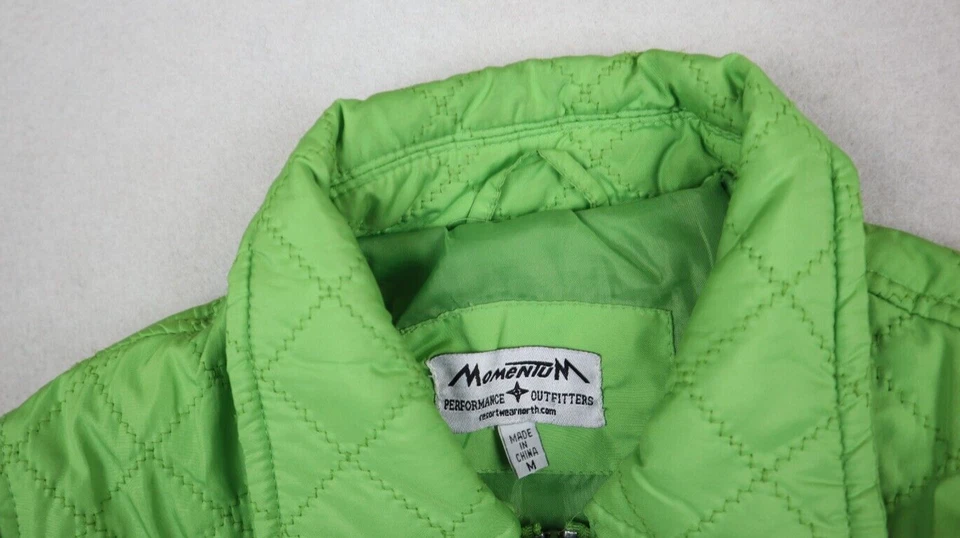 MOMENTUM - WOMEN'S GREEN LIGHTWEIGHT QUILTED JACKET - TOGGLES - SIZE M - Image 4 of 4