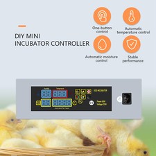 US Plug 110V Egg Incubator Automatic Hatcher DIY Poultry Hatching Machine qy