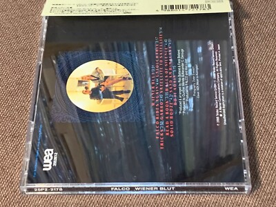 FALCO Wiener Blut JAPAN CD 25P2-2178 1M TO w/ LAMINATED OBI +