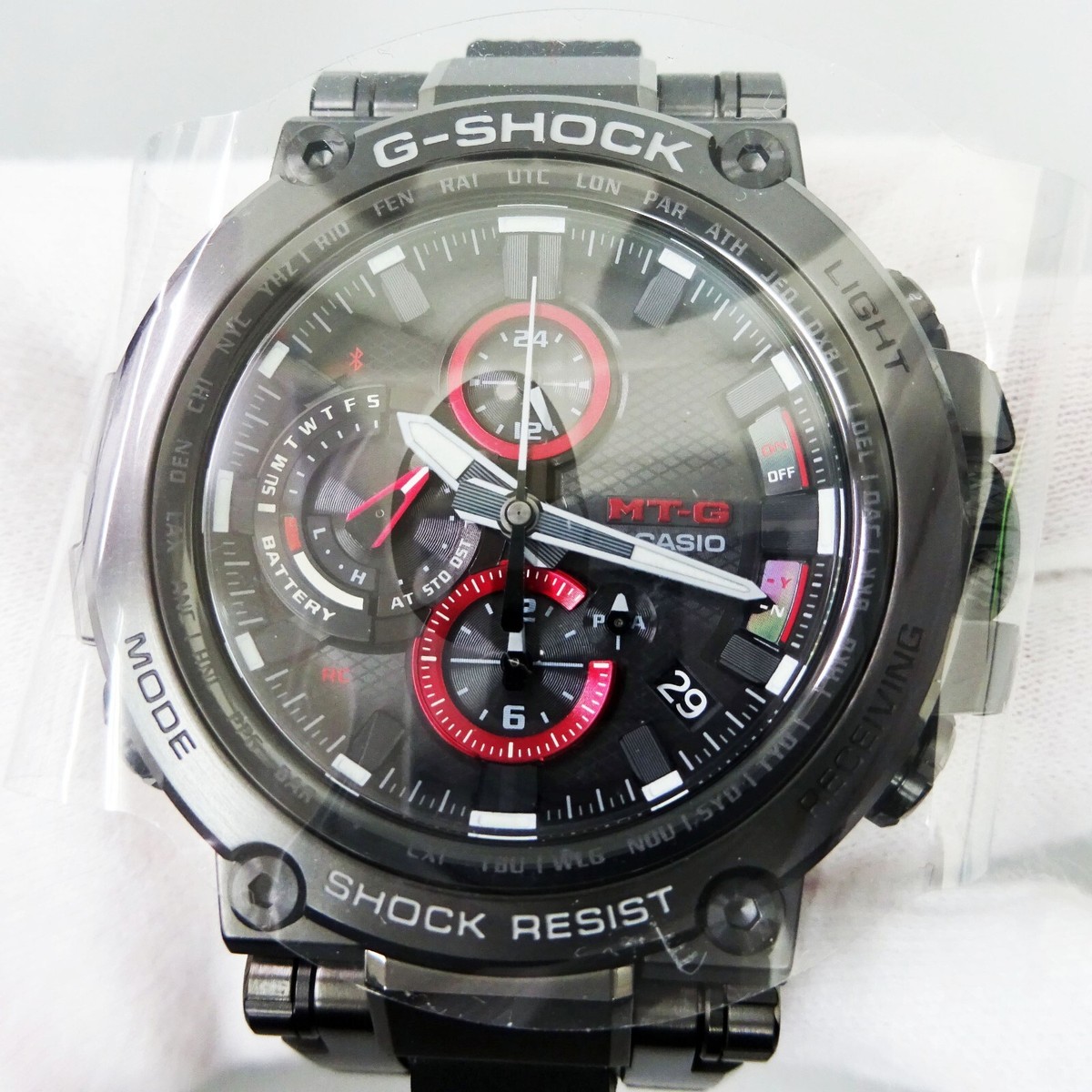 CASIO G-SHOCK MT-G MTG-B1000B-1AJF Bluetooth Solar Radio Men's
