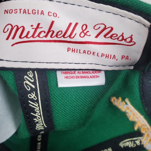 Cappello snapback Mitchell & Ness Seattle SuperSonics nuovo stile vintage NBA verde giallo - Foto 10 di 10
