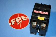 FEDERAL PACIFIC  30 AMP 2-POLE TYPE NA BREAKER WIDE