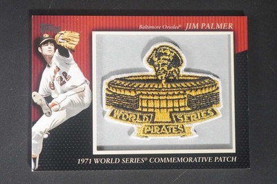 2010 Topps Jim Palmer #MCP78 Manufactured Commemorative Patch DZ1701