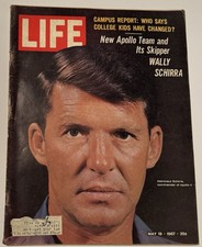 Life Magazine, May 19 1967, Wally Schirra, Fair Condition 