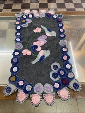 Vintage penny table runner