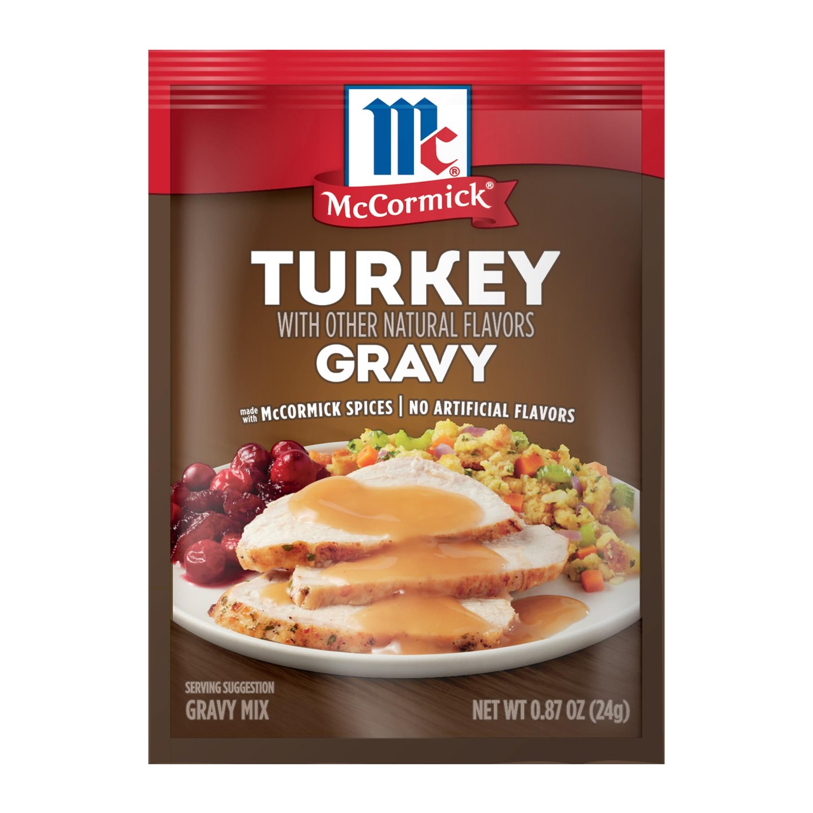 McCormick Turkey Gravy Mix, 0.87 oz Ounce (Pack of 1) 