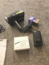 JVC GR-AXM210 VHS-C Camcorder w/ Charger, 2 Batteries, Manual AS IS READ