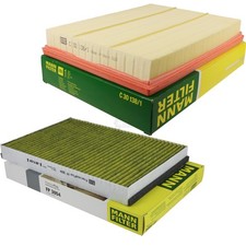 MANN-FILTER Filtersatz Innenraumfilter Luftfilter für Opel Zafira A 2.2 16V