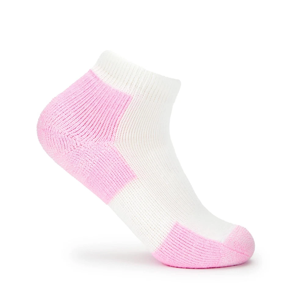Womens Dwmxw Max Cushion Distance Ankle Walking Socks, Pink (6 Pairs), Medium US - Image 3 of 4