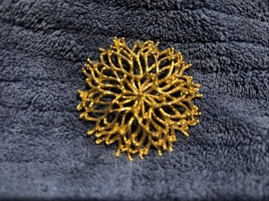 Authentic Vintage Abstract Branch 2” Brooch Pin Gold Plated Accents Of Metal Beads