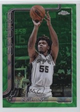 2025-26 Topps Chrome Green Wave Refractor 72/99 Harrison Ingram #222 12l9