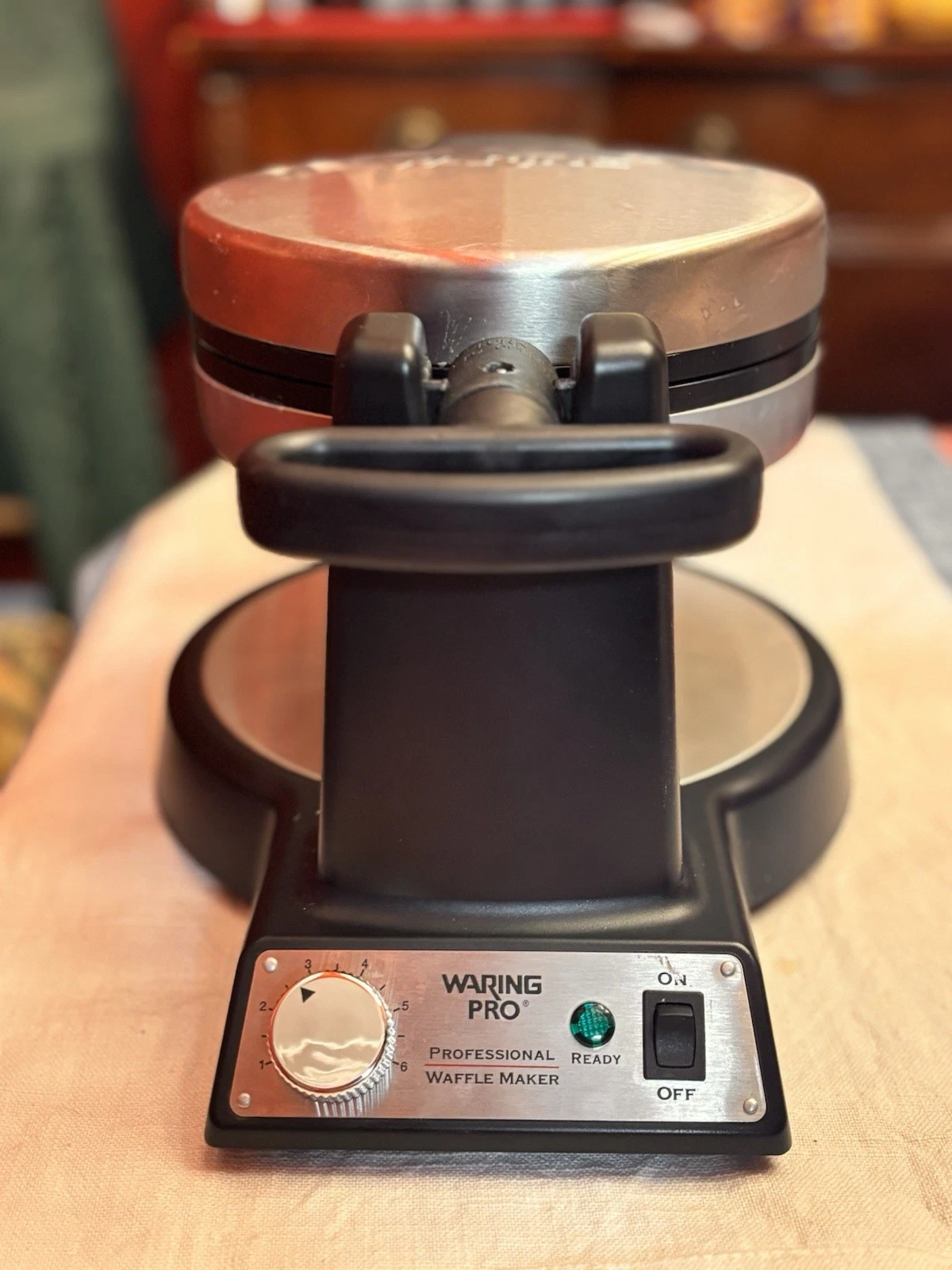 Waring Pro Professional Belgian Waffle Maker WWM450 Stainless Steel - TESTED