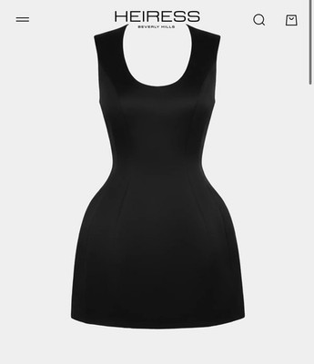 heiress black dress Heiress Black Lace Corset Dress Hire Melbourne main image 1