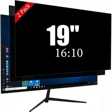 2 Pack 19 Inch Computer Monitor Privacy Screen Filter Anti Glare Blue Light New