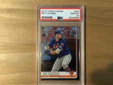 2019 Topps Chrome - Pete Alonso #204 (RC) PSA 10 GEM MINT