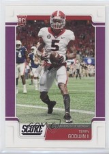 2019 Score Rookies Purple Terry Godwin II #428 0c2